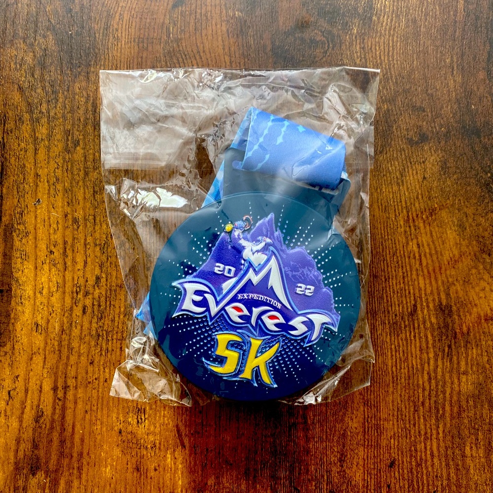runDisney 2022 Springtime Surprise Expedition Everest 5k medal
